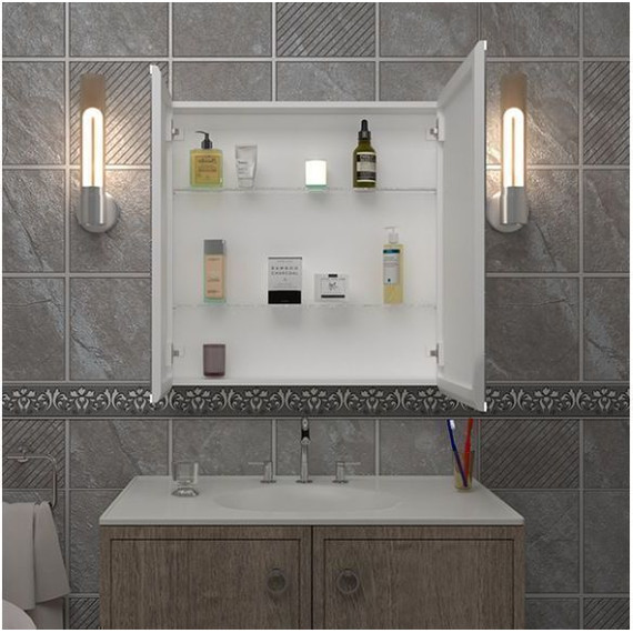 Зеркало-шкаф Mirsant Arena 80 см - фото 4