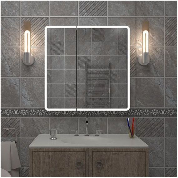 Зеркало-шкаф Mirsant Arena 80 см - фото 5