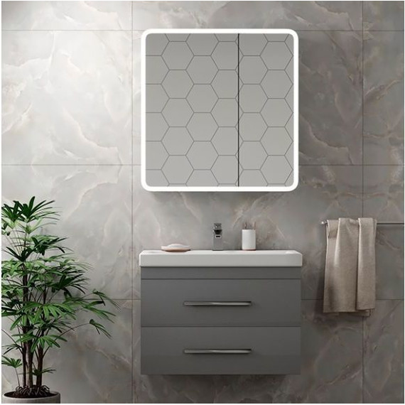 Зеркало-шкаф Mirsant Arena 80 см - фото 6