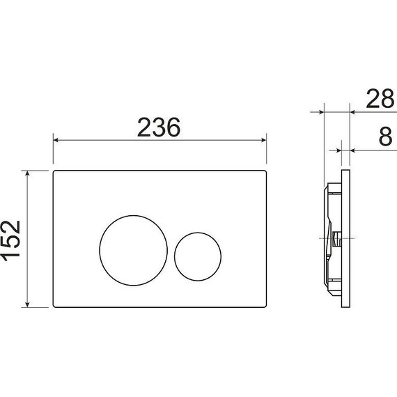 Инсталляция с подвесным унитазом Ceramicanova Forma Rimless CN3009_1001CH_1000 - фото 15