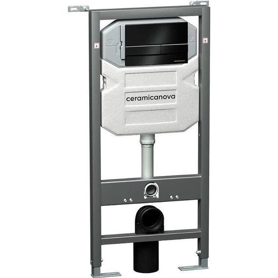 Инсталляция с подвесным унитазом Ceramicanova Forma Rimless CN3009_1002B_1000 - фото 2