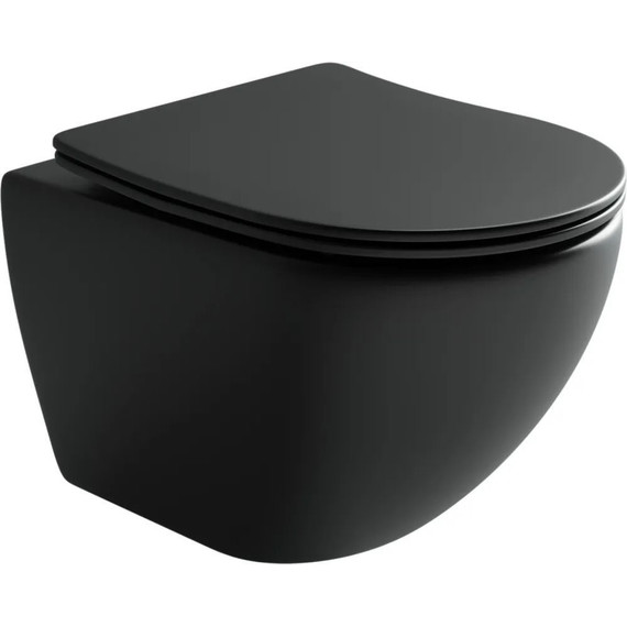 Инсталляция с подвесным унитазом Ceramicanova Metropol Rimless CN4002MB_1001B_1000 - фото 2