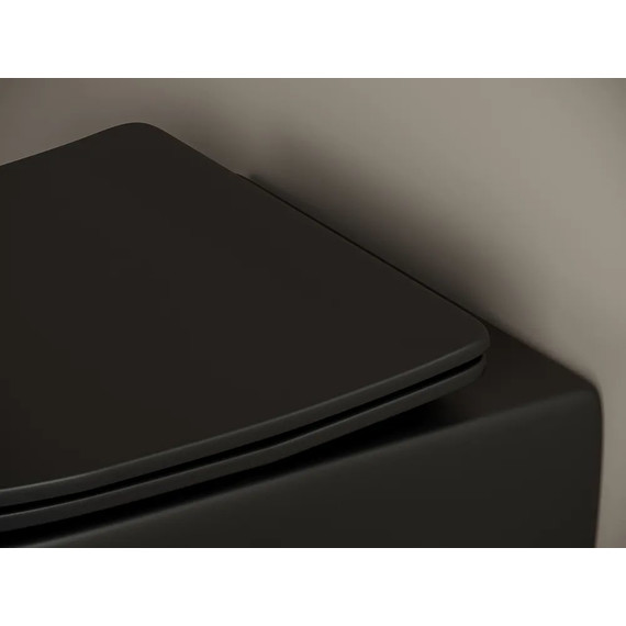 Инсталляция с подвесным унитазом Ceramicanova Metropol Rimless CN4002MB_1002CH_1000 - фото 7