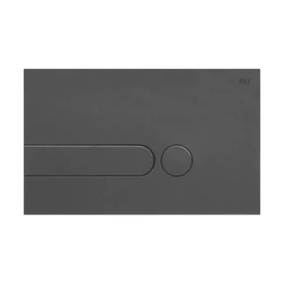 Кнопка смыва Oli I-Plate (механическая) 670005, черный матовый - фото 