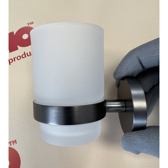 Стакан для зубных щеток Timo Saona 13031/18, цвет чёрное золото - фото 4