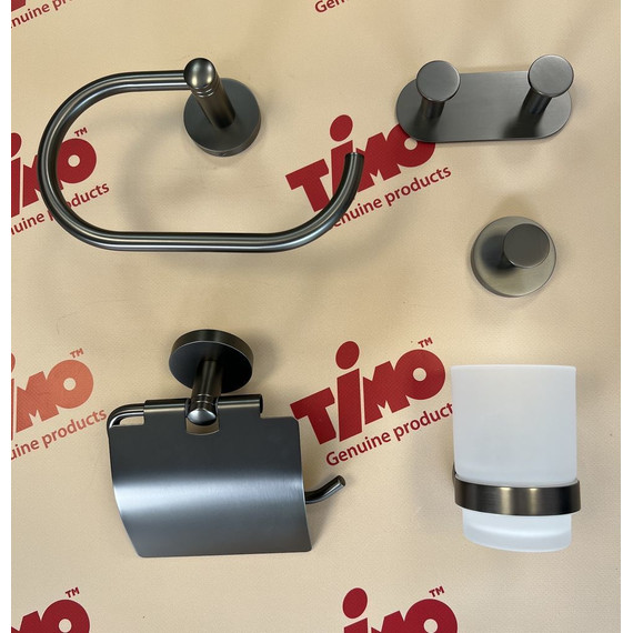 Стакан для зубных щеток Timo Saona 13031/18, цвет чёрное золото - фото 5