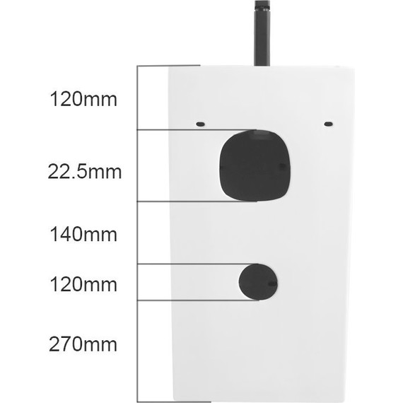 Раковина напольная Azario Comella 48 см AZ-314 - фото 4