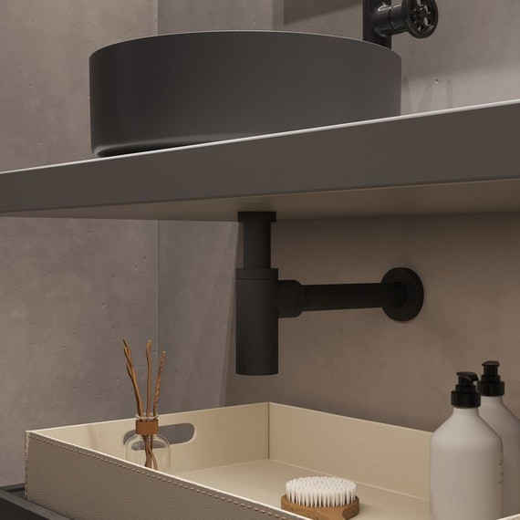 Сифон для умывальника Iddis Optima Home OPTGM00i84, графит - фото 2