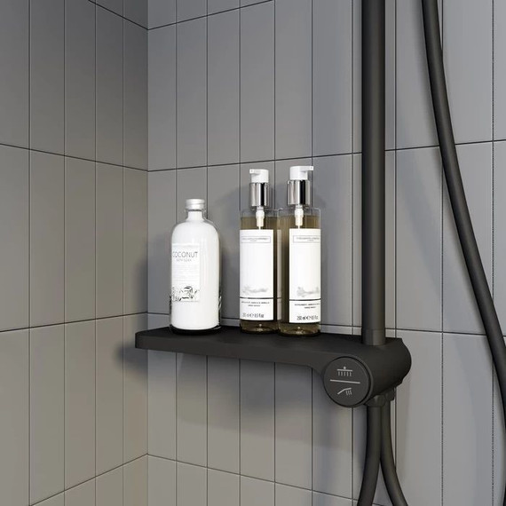 Душевая стойка Iddis Ray RAYMS3Fi76, черный матовый - фото 3