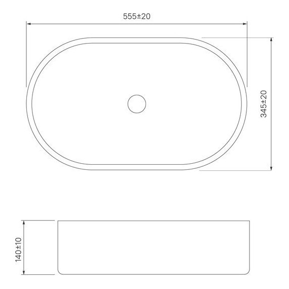 Раковина-чаша Iddis Ray 55 см RAYWS13i27 - фото 6