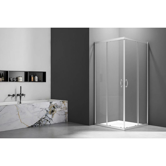 Душевое ограждение Veconi Rovigo 90x90 см RV101-90-01-C5, хром/прозрачное - фото 2