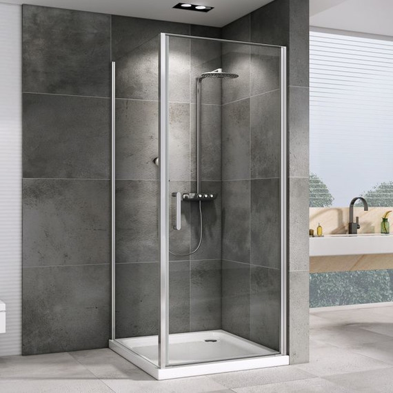 Душевое ограждение Abber Sonnenstrand 60х90 см AG04060-S90, хром/прозрачное - фото 