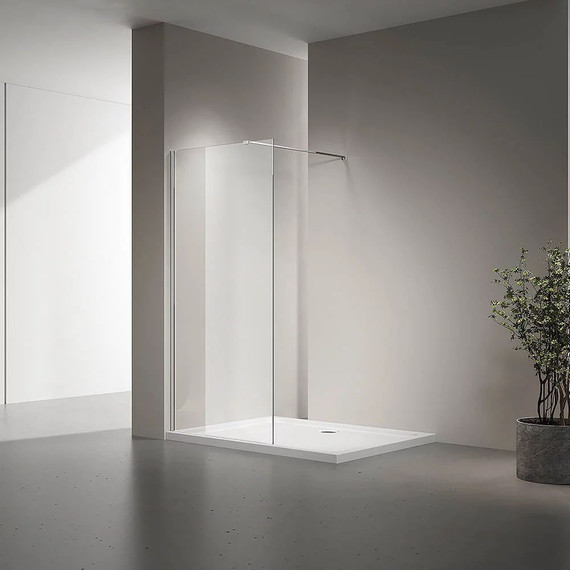 Душевая перегородка Veconi Korato 70 см KR72-70-01-C7 (стекло 8 мм) с кронштейном в комплекте, хром/прозрачное - фото 3