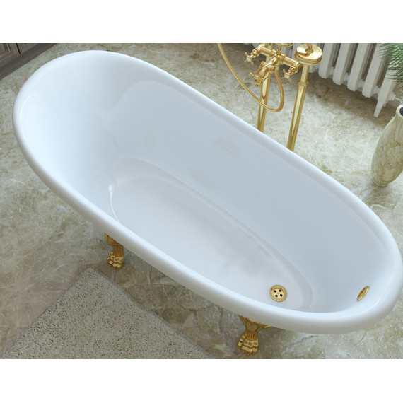 Ванна отдельностоящая Эстет Марсель 160х80 см ФР-00011772 - фото 4