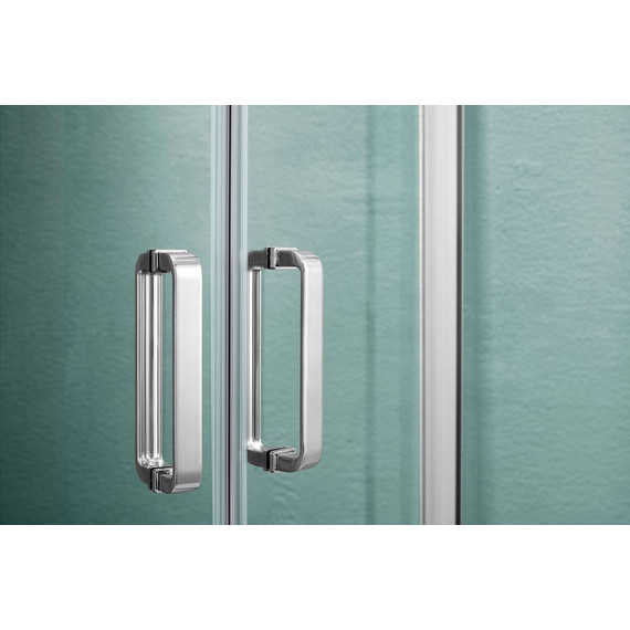 Душевое ограждение Aquatek 80x80 см AQNAA1142-80, хром/прозрачное - фото 4