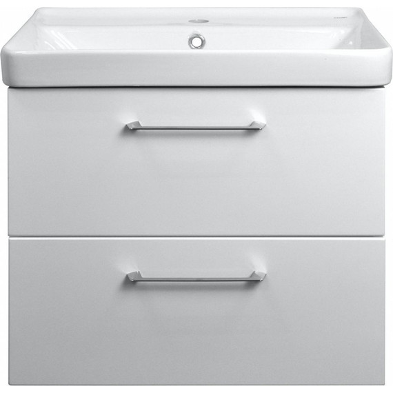 Тумба подвесная с раковиной Azario Ника 60 см CS00080143, белый - фото 2