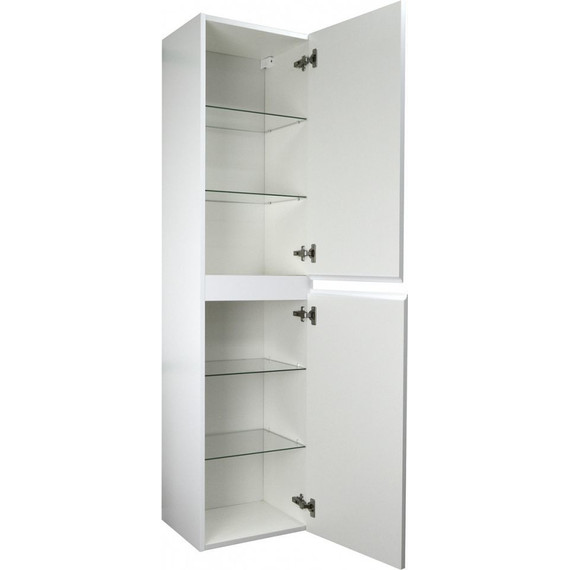 Пенал подвесной Azario Мила 40 см CS00080413, универсальный, белый матовый - фото 2