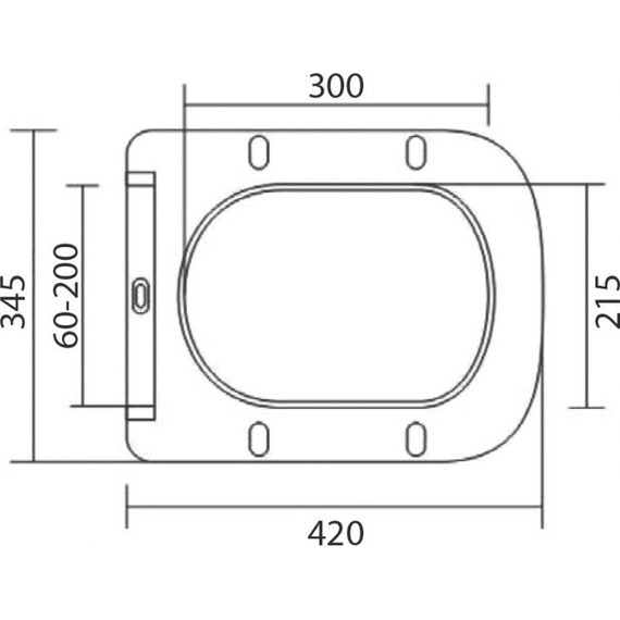 Инсталляция с подвесным безободковым унитазом BelBagno Due BB3103CHR/SC/BB002-80/BB014-SR-BIANCO (кнопка смыва Sfera, белый) - фото 12