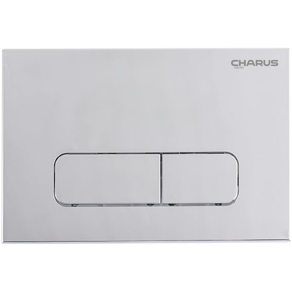 Кнопка смыва Charus Elegia FP.320.46.01, серебряные облака - фото 