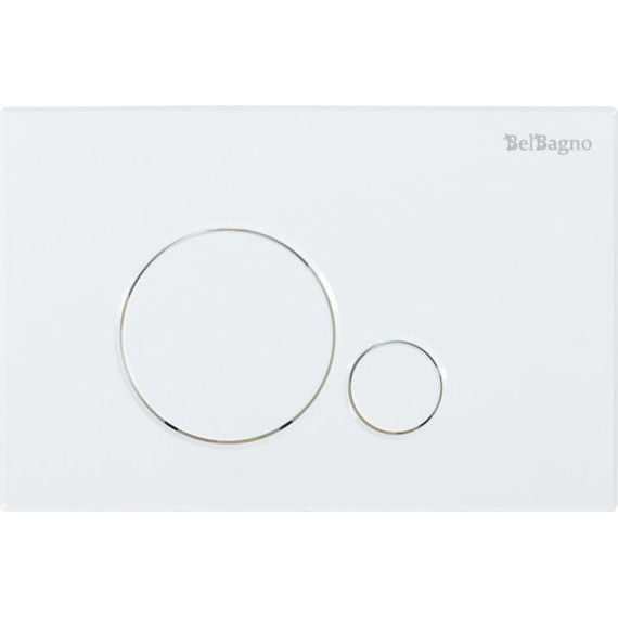 Инсталляция с подвесным безободковым унитазом BelBagno Sfera-R BB046CHR/BB2111SC/BB002-80/BB014-SR-BIANCO (кнопка смыва Sfera, белый) - фото 3