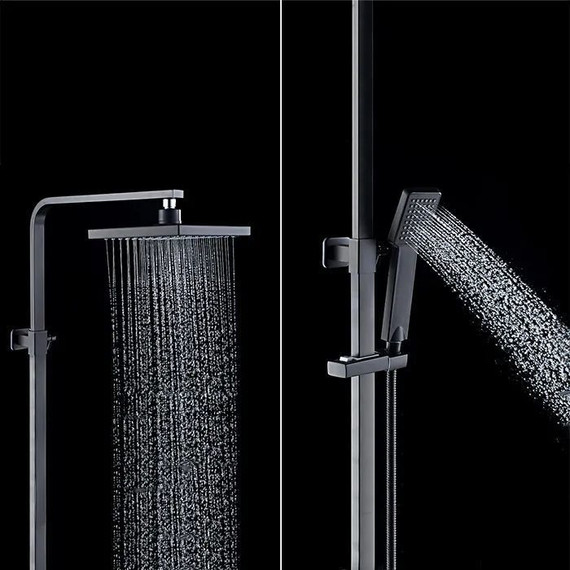 Душевая стойка Ledeme L72433B, черный матовый - фото 4