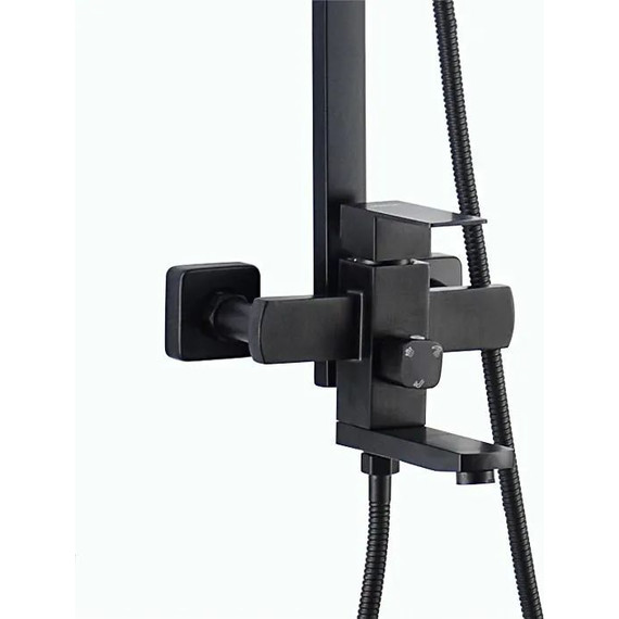 Душевая стойка Ledeme L72433B, черный матовый - фото 8