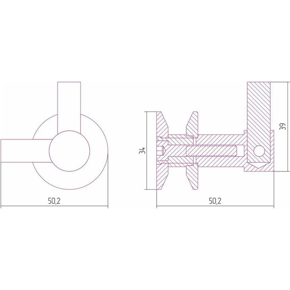 Двойной крючок Сунержа Виктория 00-2010-0002 - фото 4