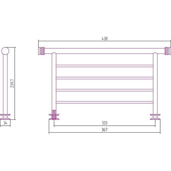 Полка Сунержа 4П 370 00-2012-4370 - фото 2