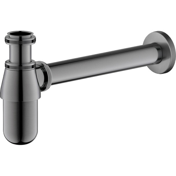 Сифон для умывальника Timo 960/18L, черное золото - фото 