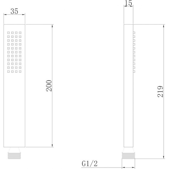 Ручной душ Abber AF0050B, черный матовый - фото 2