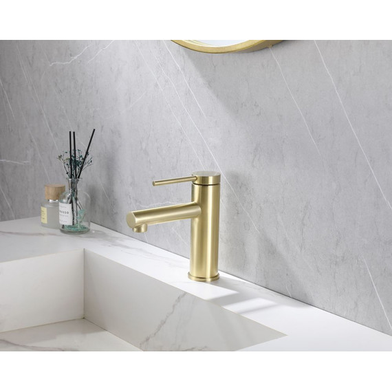 Смеситель для раковины Abber Emotion AF8810G, золото матовое, Цвет производителя: золото матовое - фото 2