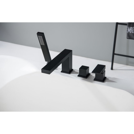 Смеситель для ванны Timo Selene 2130/03Y, черный матовый - фото 2