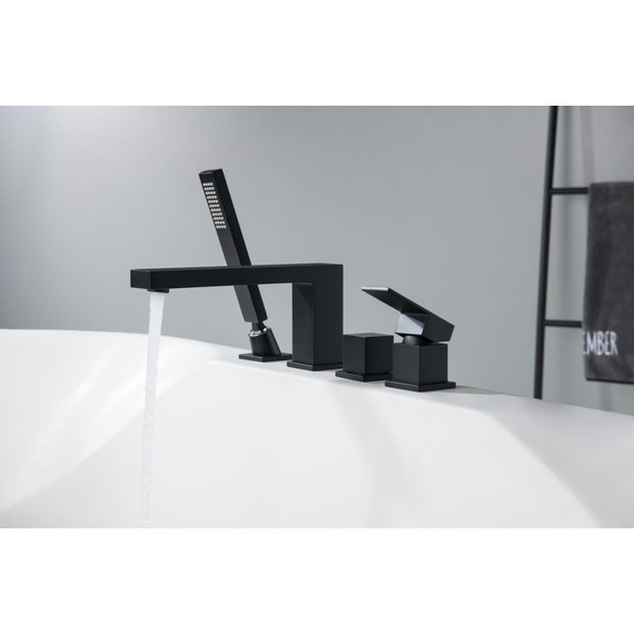 Смеситель для ванны Timo Selene 2130/03Y, черный матовый - фото 6