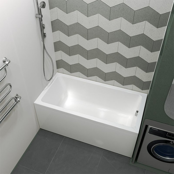 Ванна акриловая Радомир Джоанна 140x70 см (в комплекте каркас), Размер - мм: 1400х700 - фото 5