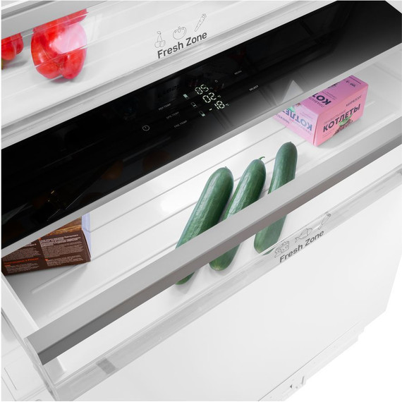 Встраиваемый двухкамерный холодильник Maunfeld MBF212NFW1 - фото 9