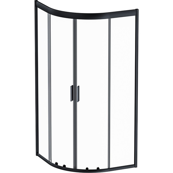 Душевое ограждение Am.Pm Gem 90x90 см W90G-401-090BT, черный/прозрачное - фото 