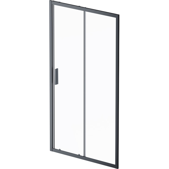 Дверь душевая Am.Pm Gem Solo 110х195 см W90G-110-1-195BT, черный/прозрачное - фото 