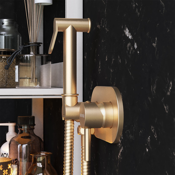 Набор для гигиенического душа Damixa Option 214000000, бронза - фото 8