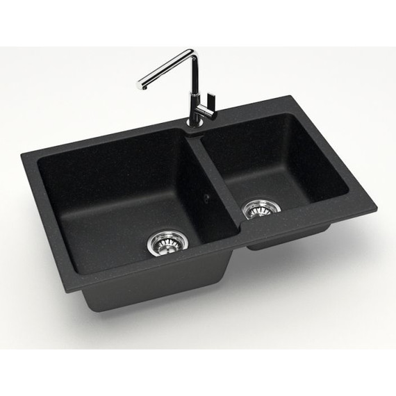 Кухонная мойка Azario Grand CS00079903, чёрный, Цвет производителя: чёрный - фото 2