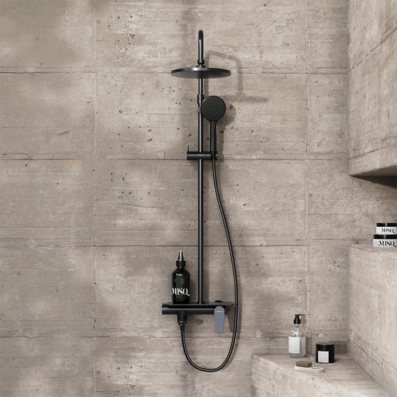 Душевая система Damixa Jupiter 977730300, чёрный - фото 4