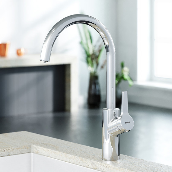 Смеситель для кухни Damixa Eclipce 310721000, Цвет производителя: хром - фото 3