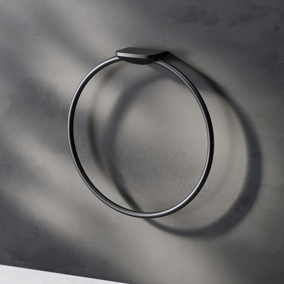 Кольцо для полотенец AM.PM Inspire 2.0 A50A34422, цвет чёрный - фото 2