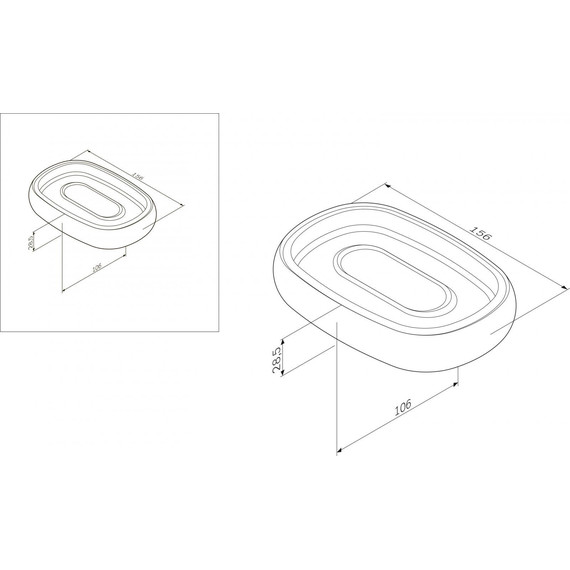 Мыльница AM.PM Sensation A3031200 - фото 7