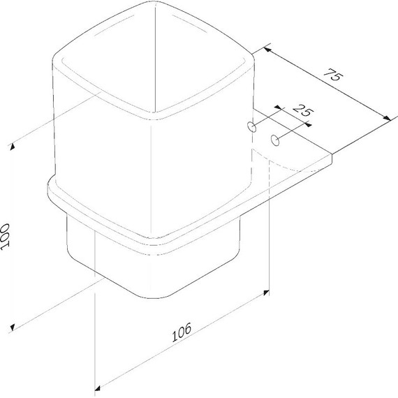 Стакан для зубных щеток AM.PM Inspire 2.0 A50A34300 - фото 8