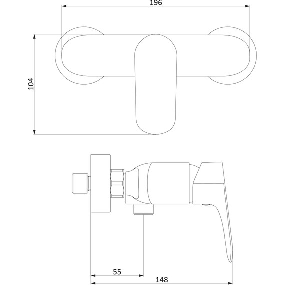 Смеситель для душа RedBlu by Damixa Palace Grand 462000000 - фото 5