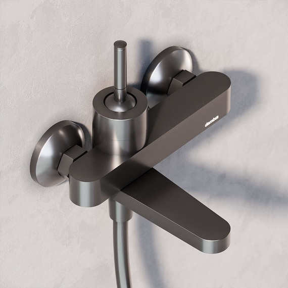 Смеситель для ванны Damixa Arc 291000300, чёрный, Цвет производителя: чёрный - фото 3