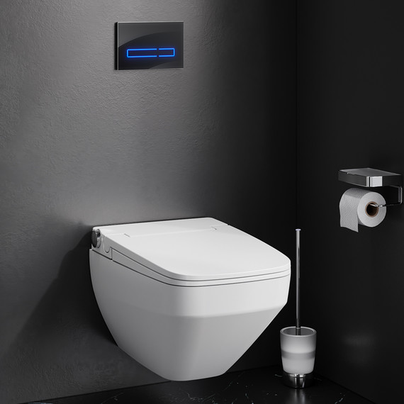 Унитаз-биде подвесной Am.Pm Inspire V2.0 TouchReel CCC50A1700SC с электронной крышкой микролифт - фото 