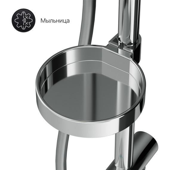 Душевая стойка Am.Pm Like F078006, Цвет производителя: хром - фото 12