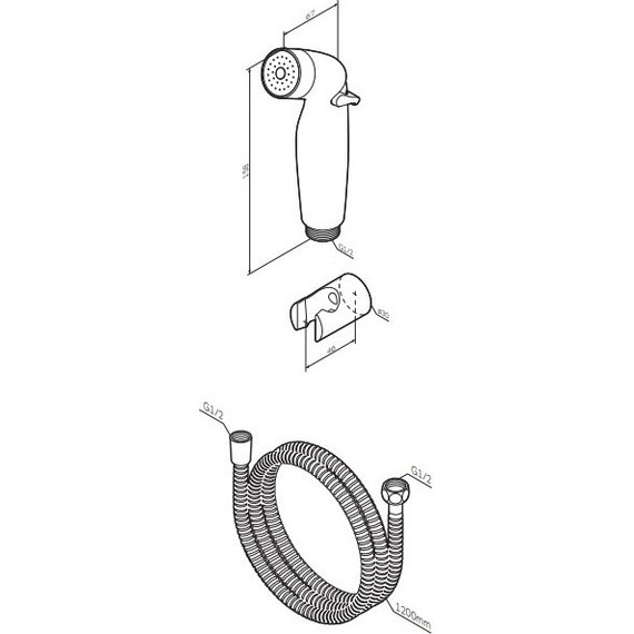 Гигиенический душ Am.Pm F0202032 - фото 4