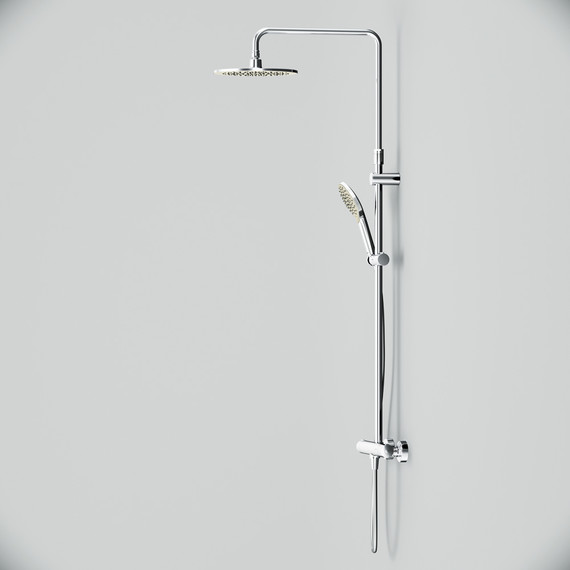 Душевая стойка с термостатом Am.Pm Like F0780464, Цвет производителя: хром - фото 11